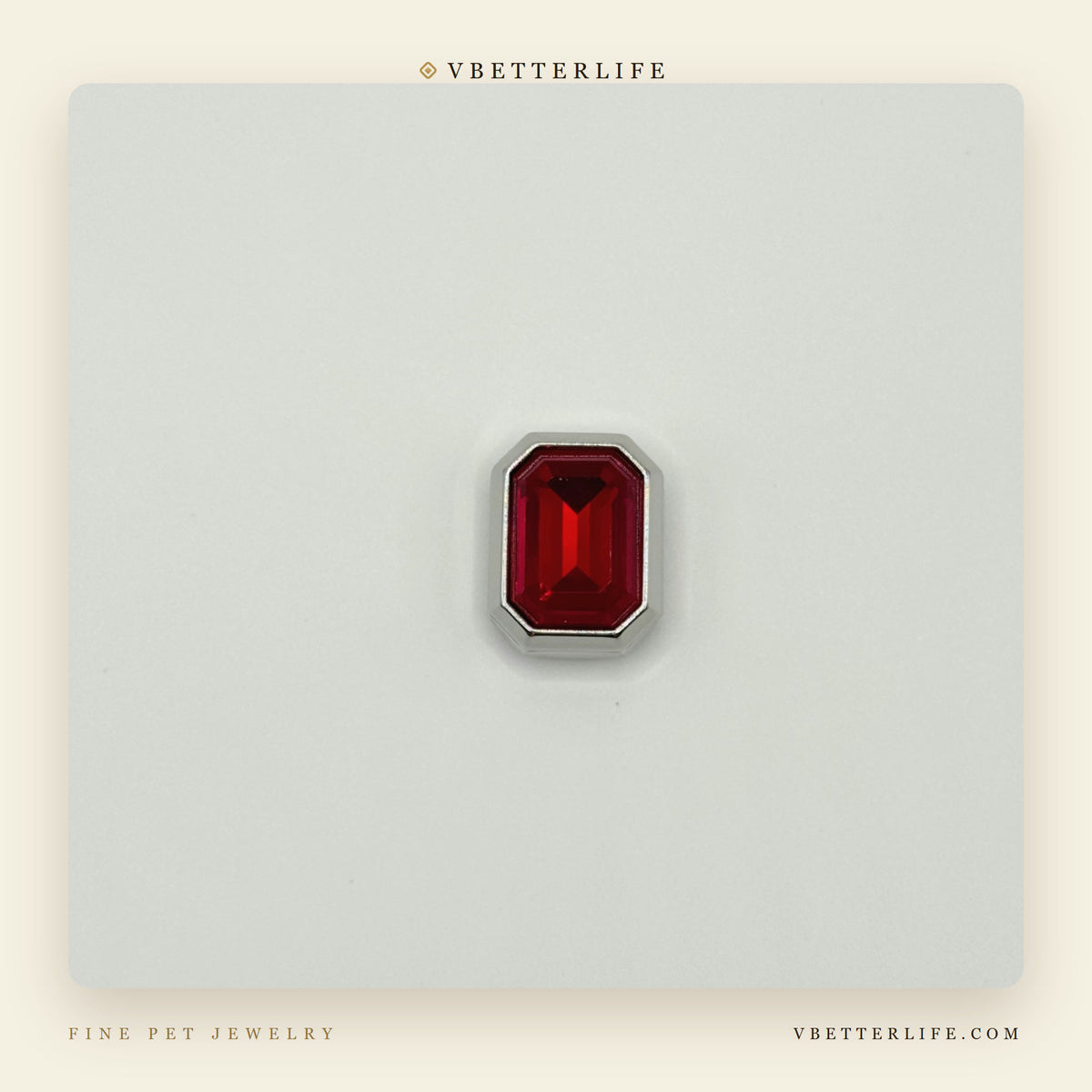 Dog Collar Charm Add-On - Rhinestone, Pearl & Resin Clip-On Gemstone Charms