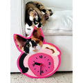 Custom Cat Portrait Wall Clock | Personalized Pet Photo Clock | Hilarious Home Decor for Cat Lovers | Unique Birthday & Housewarming Gift