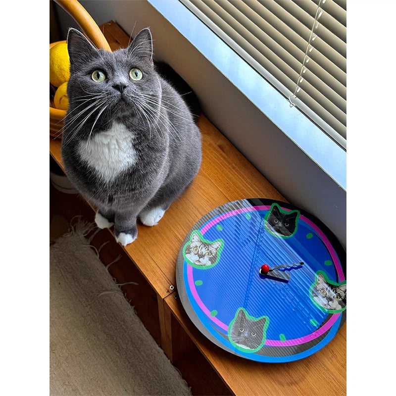 Custom Cat Portrait Wall Clock | Personalized Pet Photo Clock | Hilarious Home Decor for Cat Lovers | Unique Birthday & Housewarming Gift